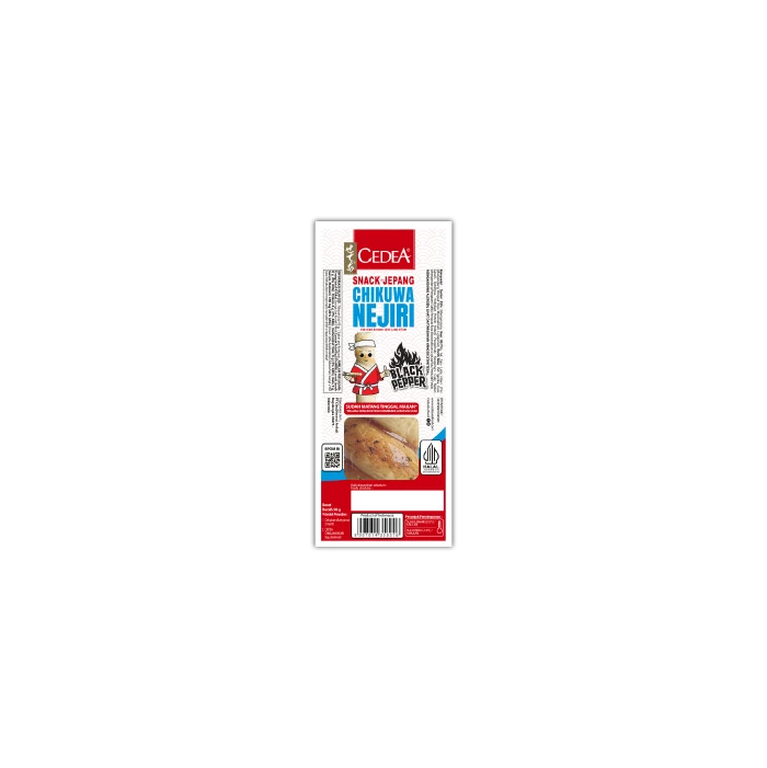 Chikuwa Nejiri Blackpepper 50g - produk Cedea
