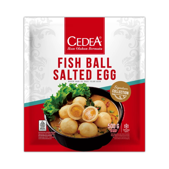 Fish Ball Salted Egg 500g - produk Cedea