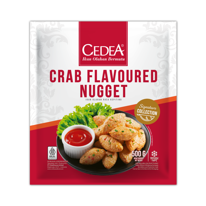 Crab Flavoured Nugget 500g packaging